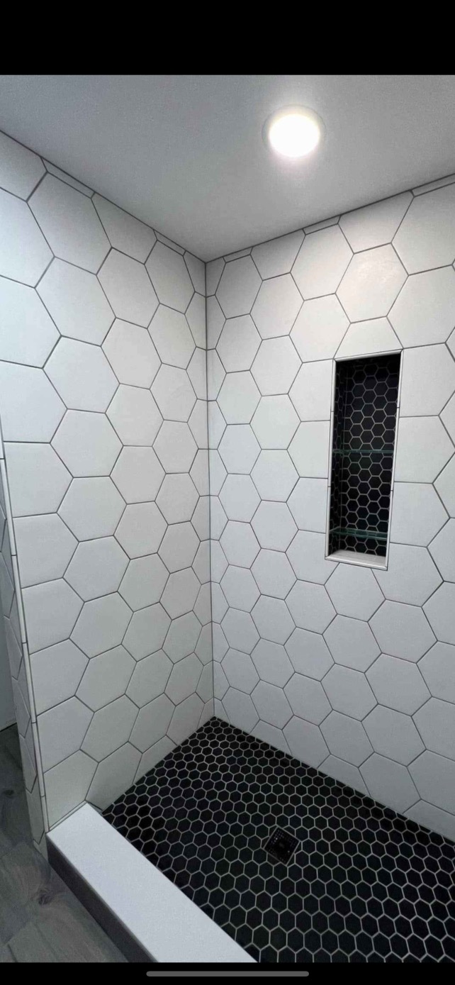Hexagon Tile Work